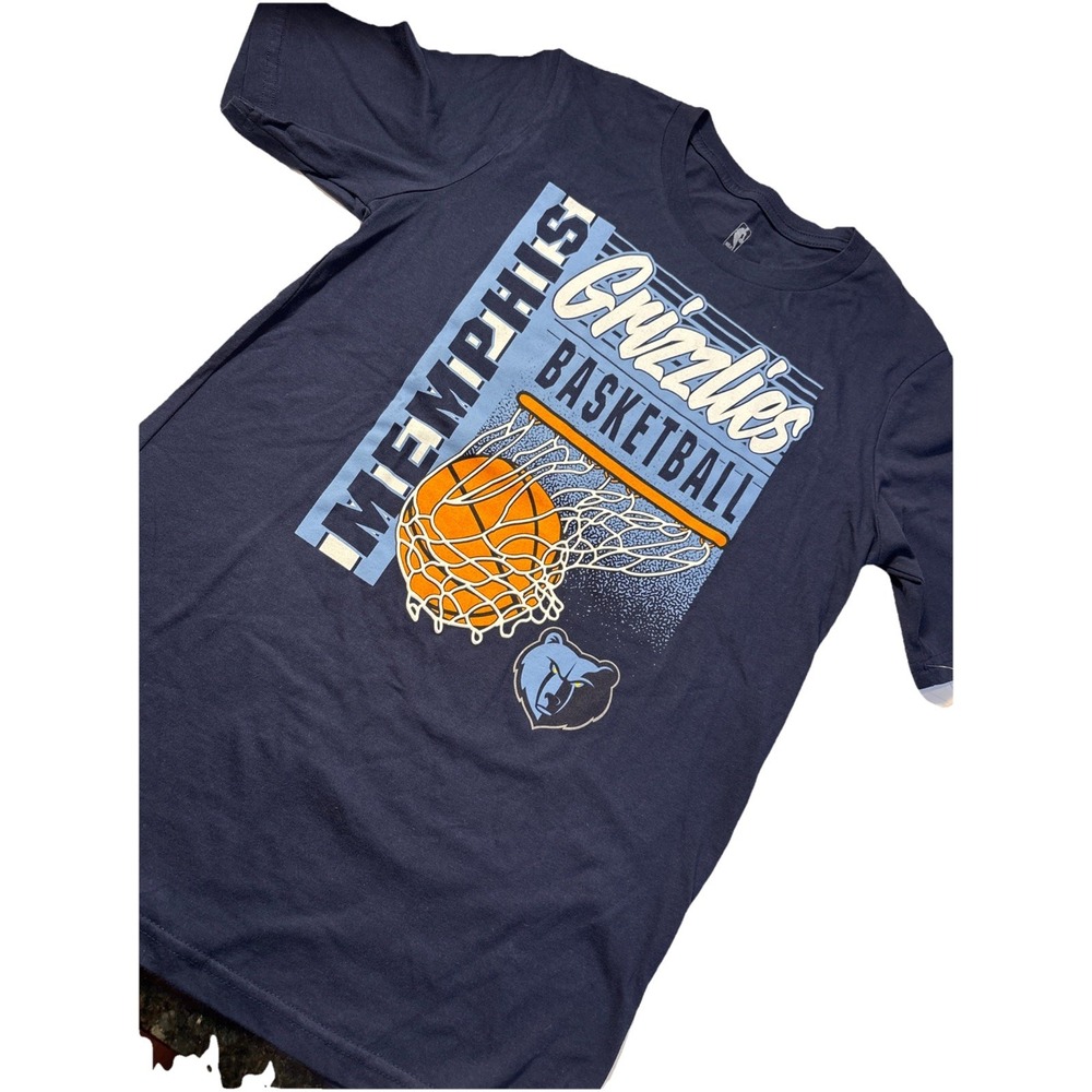 Memphis Grizzlies Basketball T Shirt Youth Boy's LARGE NBA‎ Licensed